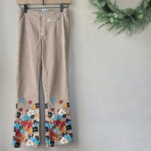 Urban Outfitters BDG Stripe Floral Pants